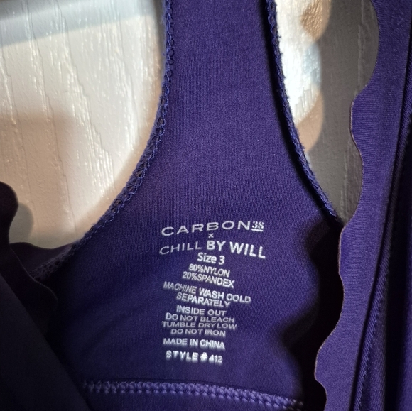 525🦃🎄 carbon 38 Purple Women's sports bra - Picture 3 of 3